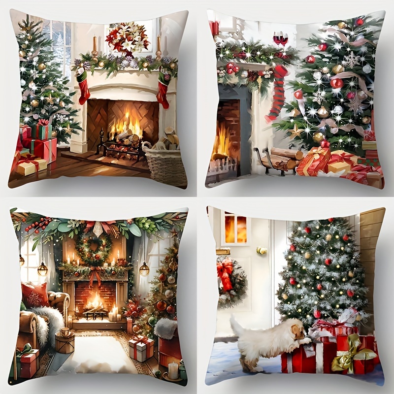 4pcs Christmas , 17.7x17.7 , Contemporary , -sided , Zip , , , Cushion For Sofa - Inserts Not Included
4pcs Christmas , 17.7x17.7 , Contemporary , -sided , Zip , , , Cushion For Sofa - Inserts Not Included