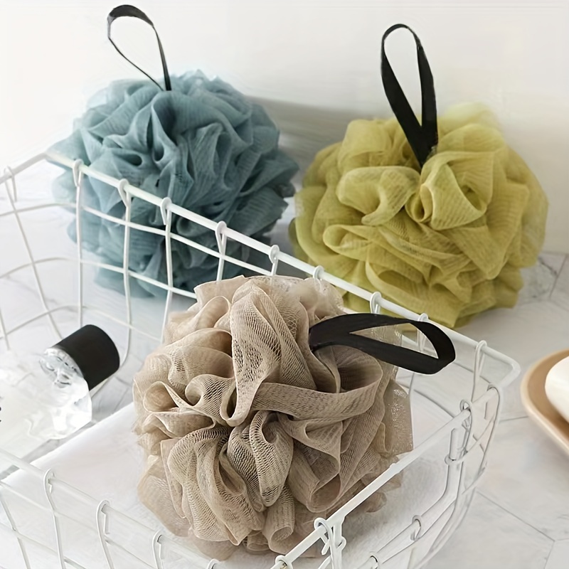 Boules d'éponge de bain en mesh : Brosse de nettoyage en nylon, éponge de douche, nettoyant corporel, gommages exfoliants, boule de bain, fournitures de salle de bain - Fabriqué avec essence magique
Boules d'éponge de bain en mesh : Brosse de nettoyage en nylon, éponge de douche, nettoyant corporel, gommages exfoliants, boule de bain, fournitures de salle de bain - Fabriqué avec essence magique