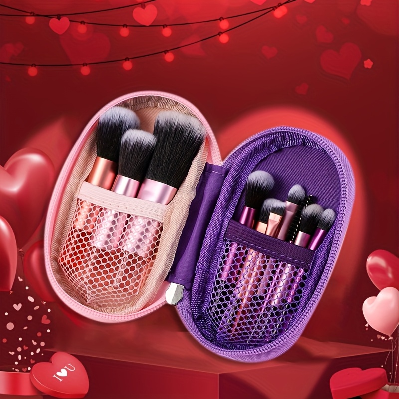 Valentine's Day Gift 10pcs Mini Portable Fairy Crystal Transparent Handle Makeup Brushes Kit Set Full Set Of Makeup Brush Tools For Travel Or
Valentine's Day Gift 10pcs Mini Portable Fairy Crystal Transparent Handle Makeup Brushes Kit Set Full Set Of Makeup Brush Tools For Travel Or