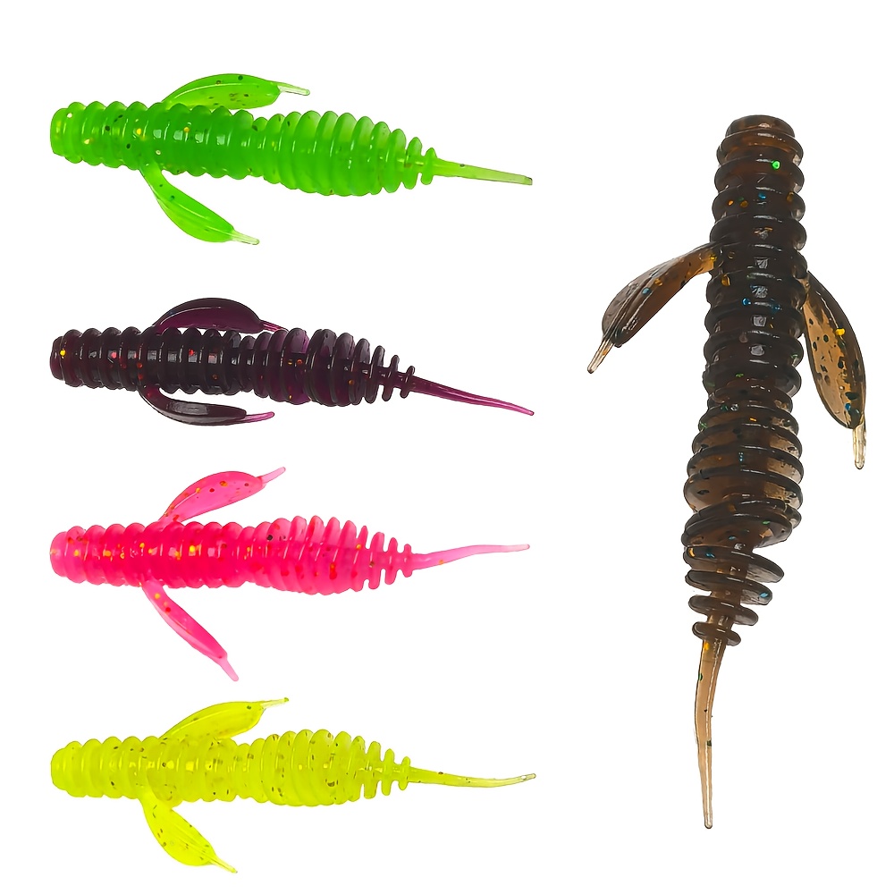 10-pack Soft Double-tail Needle Fishing Lures, 62mm Tpr Floating , Tear-resistant, Ideal For Bass, Pike, Trout, Catfish, Mackerel, Herring, , , Golden Perch - Thermoplastic Rubber Material
10-pack Soft Double-tail Needle Fishing Lures, 62mm Tpr Floating , Tear-resistant, Ideal For Bass, Pike, Trout, Catfish, Mackerel, Herring, , , Golden Perch - Thermoplastic Rubber Material