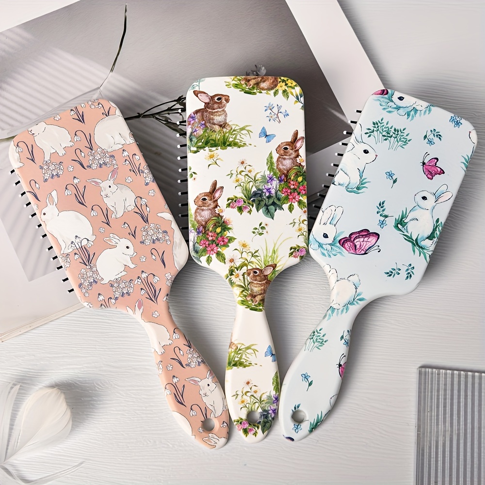 Peigne à Motif Lapin de Pâques - Antistatique, Poignée Confort pour Tous Types de Cheveux,! Brosses en Nylon & Manche en ABS, Idéal pour de Noël
Peigne à Motif Lapin de Pâques - Antistatique, Poignée Confort pour Tous Types de Cheveux,! Brosses en Nylon & Manche en ABS, Idéal pour de Noël
