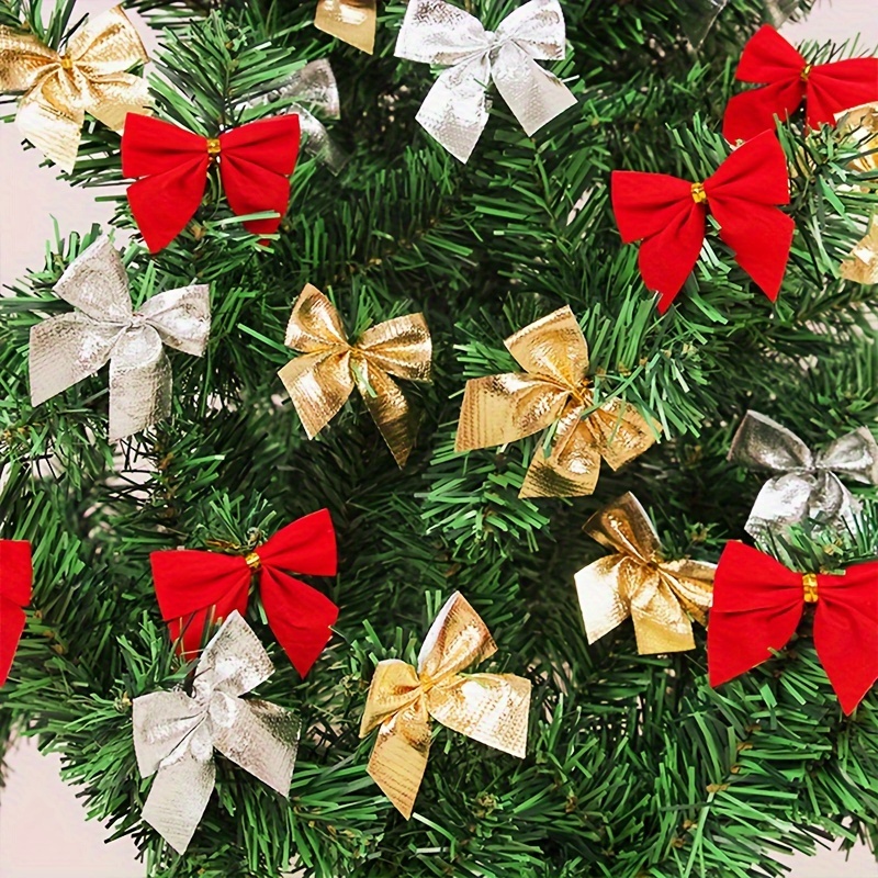 36pcs Christmas Bow Set For & Wreath Decorations - Polyester, Battery-free Party Supplies
36pcs Christmas Bow Set For & Wreath Decorations - Polyester, Battery-free Party Supplies