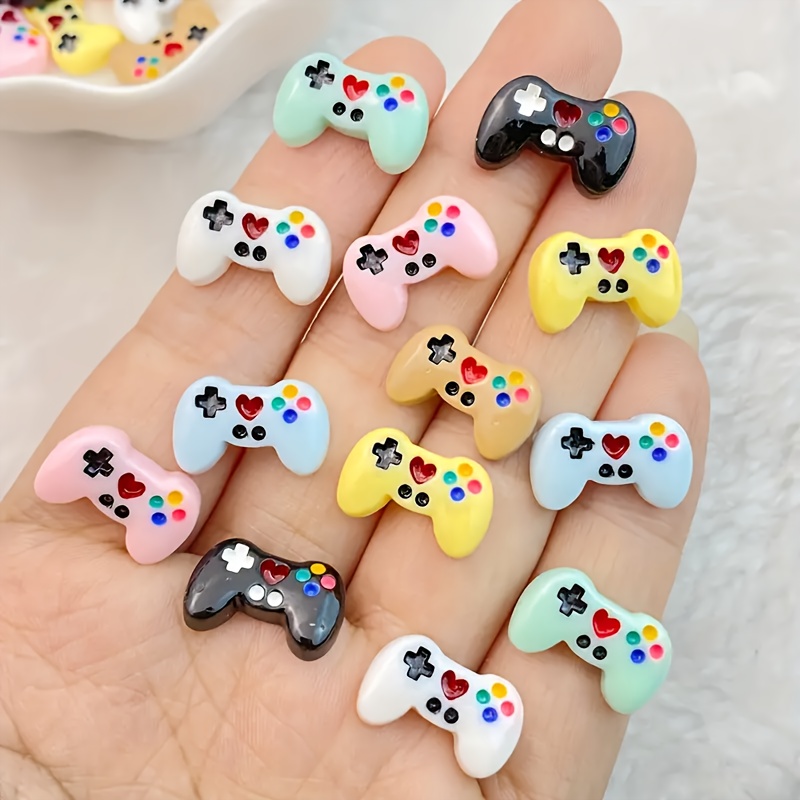 10pcs Contrôleur de Jeu Perles d'Art d'Ongles, de en Résine Étui de Téléphone, Boucles d'Oreilles, de Cheveux, Décorations d'Ongles Non Parfumées
10pcs Contrôleur de Jeu Perles d'Art d'Ongles, de en Résine Étui de Téléphone, Boucles d'Oreilles, de Cheveux, Décorations d'Ongles Non Parfumées