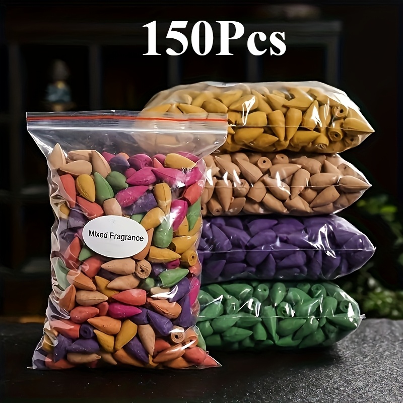 150pcs Wooden Backflow Incense Cones Assortment, Lavender Scented, Featherless, For Meditation & , Christmas, Halloween, Hanukkah, Father's Day, Valentine's Day
150pcs Wooden Backflow Incense Cones Assortment, Lavender Scented, Featherless, For Meditation & , Christmas, Halloween, Hanukkah, Father's Day, Valentine's Day