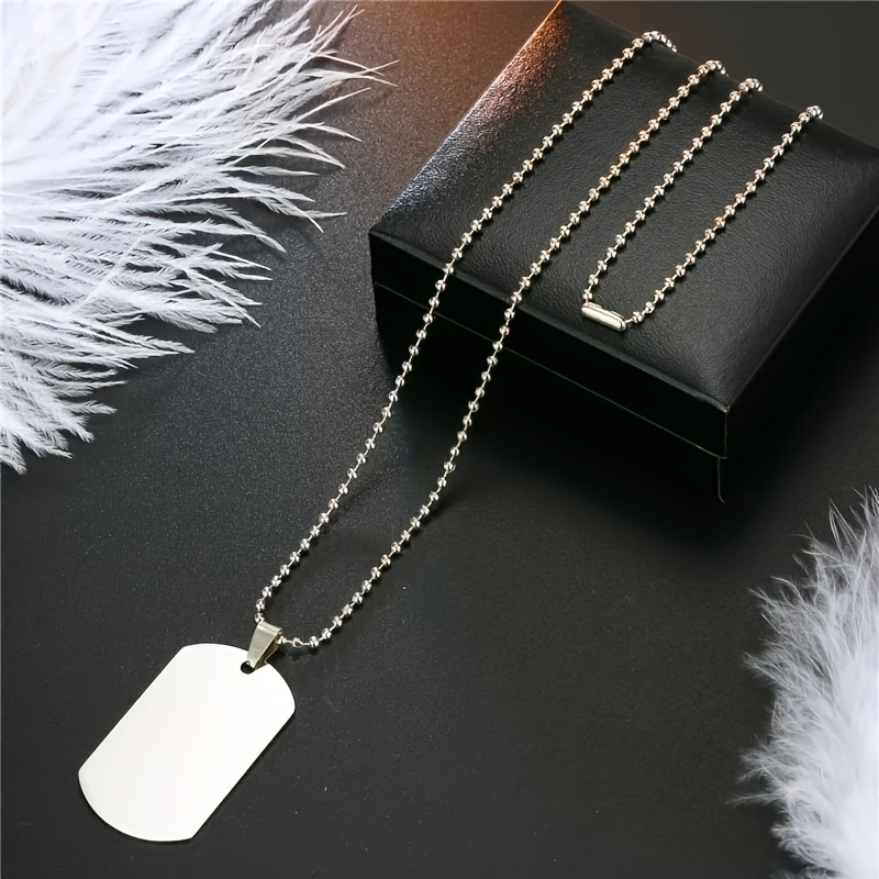 Customized Men's Personalized Stainless Steel Military Dog Tag Necklace, Personalized With Your Own Words For Valentine's Day Birthday Gift
Customized Men's Personalized Stainless Steel Military Dog Tag Necklace, Personalized With Your Own Words For Valentine's Day Birthday Gift