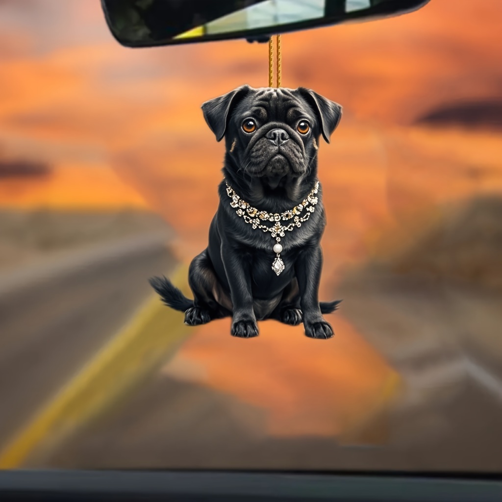 Cute Dog Acrylic Keychain - Car, Home & Backpack Decor | Ideal Christmas Tree Ornament & Couple's Gift
Cute Dog Acrylic Keychain - Car, Home & Backpack Decor | Ideal Christmas Tree Ornament & Couple's Gift