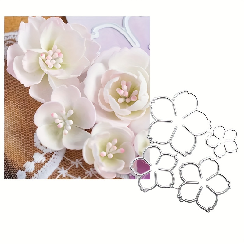 1pc Flowers Pattern Metal Dies For Card Making, Layered Flower Petals Cutting Dies For Diy Scrapbooking Album Paper Cards Spring Decorative Crafts Embossing Dies
1pc Flowers Pattern Metal Dies For Card Making, Layered Flower Petals Cutting Dies For Diy Scrapbooking Album Paper Cards Spring Decorative Crafts Embossing Dies