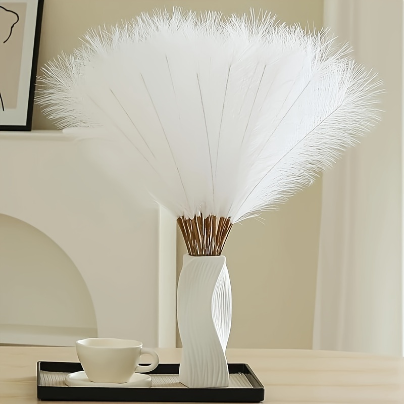 10pcs Artificial White Pampas Grass - 21.65" Tall Faux Pampas For Wedding, Engagement, Party, Christmas, And Home Decor - Fabric Plant Without Container
10pcs Artificial White Pampas Grass - 21.65" Tall Faux Pampas For Wedding, Engagement, Party, Christmas, And Home Decor - Fabric Plant Without Container