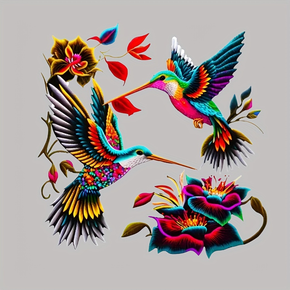 Hummingbird Embroidery Iron-on Patch, Washable Heat Transfer Decal, Diy For T-shirts, Sweatshirts, Jeans, Hoodies, Backpacks, Handbags, Pillows, Vintage Baseball Caps - Mixed Colors
Hummingbird Embroidery Iron-on Patch, Washable Heat Transfer Decal, Diy For T-shirts, Sweatshirts, Jeans, Hoodies, Backpacks, Handbags, Pillows, Vintage Baseball Caps - Mixed Colors
