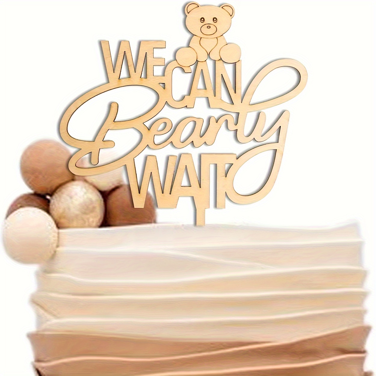 Wooden Bear Cake Topper Cake Decorations Cake Topper For New Shower Party Supplies
Wooden Bear Cake Topper Cake Decorations Cake Topper For New Shower Party Supplies