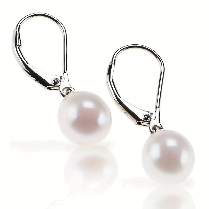 Elegant French-inspired Pearl Drop Earrings For Women - Chic Alloy Hook Design, Ideal For & Parties, Pearl Earrings
Elegant French-inspired Pearl Drop Earrings For Women - Chic Alloy Hook Design, Ideal For & Parties, Pearl Earrings