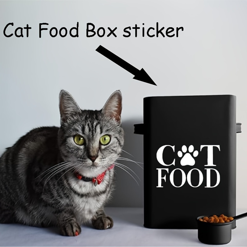 1pc Cat Food Cat Food Sticker New Cat Food Storage Tank Sticker Creative Cat Food Box Sticker Decoration Hollow Sticker Vinyl Waterproof Self-adhesive Cat Food Wall Sticker
1pc Cat Food Cat Food Sticker New Cat Food Storage Tank Sticker Creative Cat Food Box Sticker Decoration Hollow Sticker Vinyl Waterproof Self-adhesive Cat Food Wall Sticker