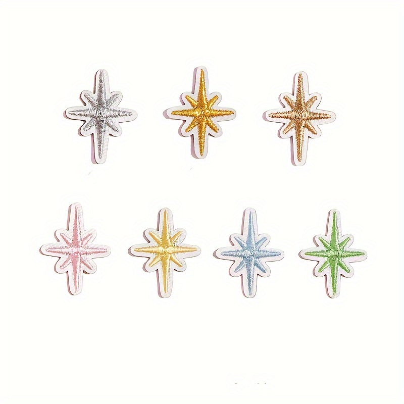 Set Of -shaped Embroidered Iron-on Patches, Mixed Color, Small Decorative Appliqués For Phone Cases, Scrapbooks, And Clothing Repair
Set Of -shaped Embroidered Iron-on Patches, Mixed Color, Small Decorative Appliqués For Phone Cases, Scrapbooks, And Clothing Repair