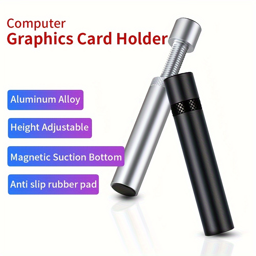 Video Card Stand Sag Graphics Card Gpu Holder Support Adjustable Telescopic Rotary Screw Video Card Bracket Jack Desktop Pc Case Video Card Holder
Video Card Stand Sag Graphics Card Gpu Holder Support Adjustable Telescopic Rotary Screw Video Card Bracket Jack Desktop Pc Case Video Card Holder