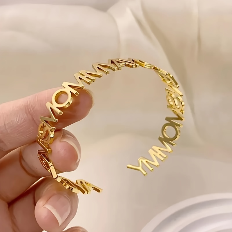 Customizable Elegant & Simple Open Cuff With Heart & Name Design, 304 Stainless Steel, Daily & Gift Wear - 1 Piece
Customizable Elegant & Simple Open Cuff With Heart & Name Design, 304 Stainless Steel, Daily & Gift Wear - 1 Piece