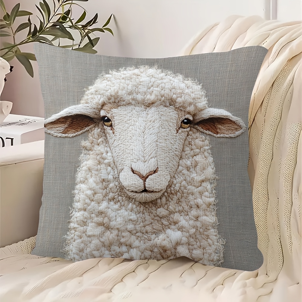 Vintage Style Short Plush Pillowcase, 18x18 Inch, Double-sided, Soft Polyester, Zip Closure, Machine Washable - No Insert Included, Without Embroidery, Pillow ,
Vintage Style Short Plush Pillowcase, 18x18 Inch, Double-sided, Soft Polyester, Zip Closure, Machine Washable - No Insert Included, Without Embroidery, Pillow ,
