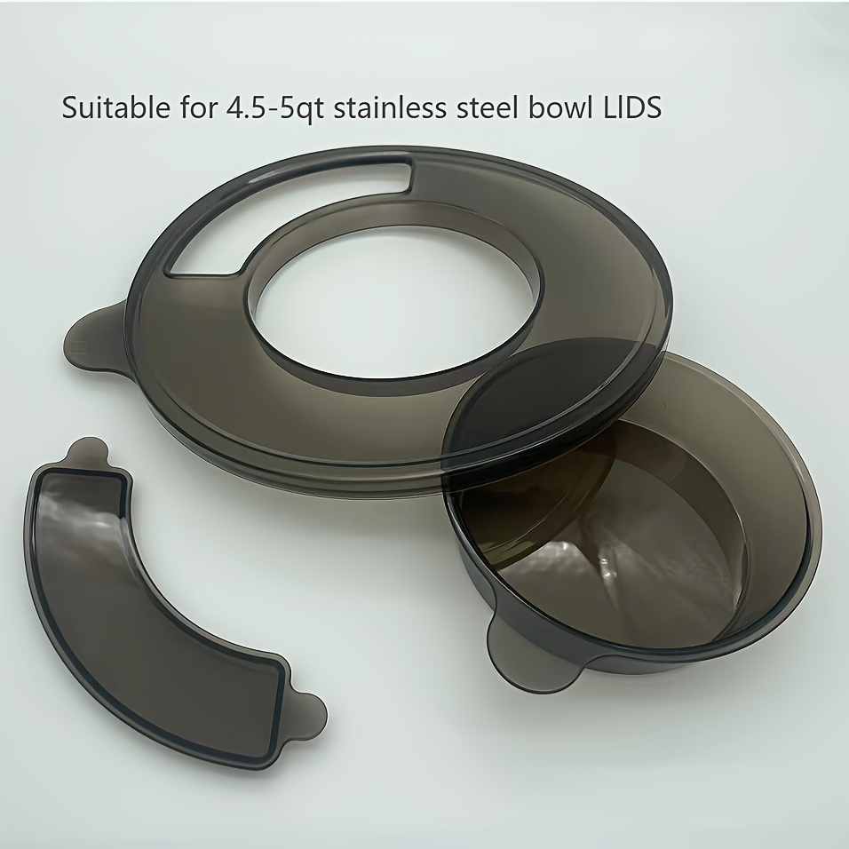 1pc -proof Plastic Bowl Lid For 4.5-5qt Kitchen Stand Mixer - Dishwasher Safe, With Pouring Window
1pc -proof Plastic Bowl Lid For 4.5-5qt Kitchen Stand Mixer - Dishwasher Safe, With Pouring Window
