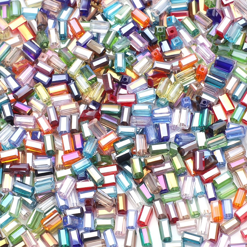 80pcs Ab Crystal Glass Beads, 3x6mm Rectangular Loose Beads For Making - Ideal For Bracelets, Earrings, Headwear & Fashion Accessories
80pcs Ab Crystal Glass Beads, 3x6mm Rectangular Loose Beads For Making - Ideal For Bracelets, Earrings, Headwear & Fashion Accessories