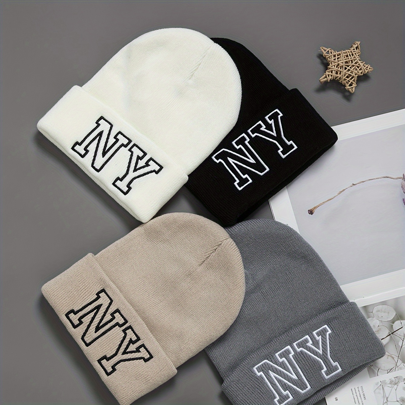2pcs Winter Hat Boys And Girls Knitted Hat Fashion Pullover Hat Casual Sports Warm Winter Cap Stretch Men Women Cap White Black Hat Unisex
2pcs Winter Hat Boys And Girls Knitted Hat Fashion Pullover Hat Casual Sports Warm Winter Cap Stretch Men Women Cap White Black Hat Unisex