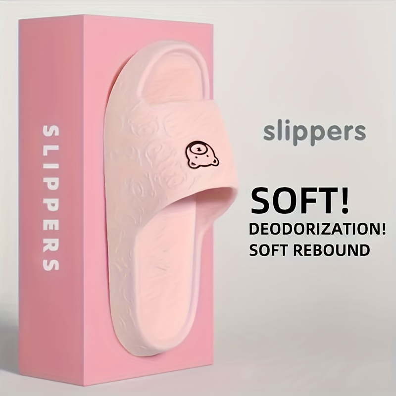 Men's Cartoon Bear Graphic Design Eva Slides, Non Slip Quick-drying Open Toe Slippers For Indoor Walking And Shower
Men's Cartoon Bear Graphic Design Eva Slides, Non Slip Quick-drying Open Toe Slippers For Indoor Walking And Shower