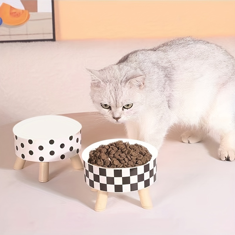 Elevated Cat Feeder With Stand - Non-slip Plastic Food & Water Bowl For Cats, Promotes Healthy And Posture
Elevated Cat Feeder With Stand - Non-slip Plastic Food & Water Bowl For Cats, Promotes Healthy And Posture
