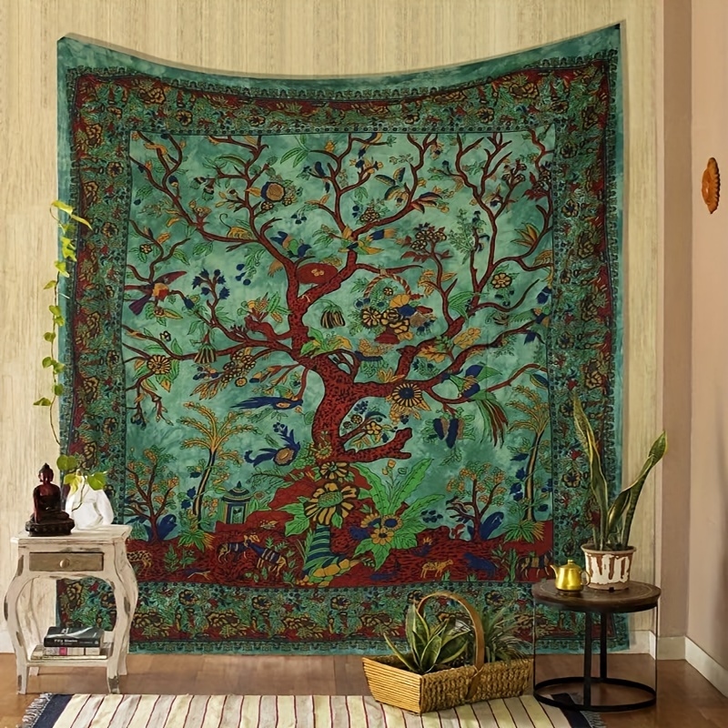 1pc Large Tree Of Life Tapestry, Polyester Tapestry For Living Room, Bedroom, Or Office Home Decor Piece With Free Installation Package
1pc Large Tree Of Life Tapestry, Polyester Tapestry For Living Room, Bedroom, Or Office Home Decor Piece With Free Installation Package