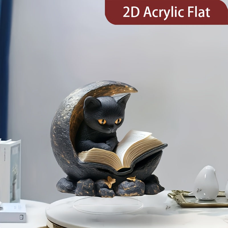 Black Cat Acrylic Ornament-2d Transparent, For Birthday And Graduation Gifts, Desk Decoration
Black Cat Acrylic Ornament-2d Transparent, For Birthday And Graduation Gifts, Desk Decoration