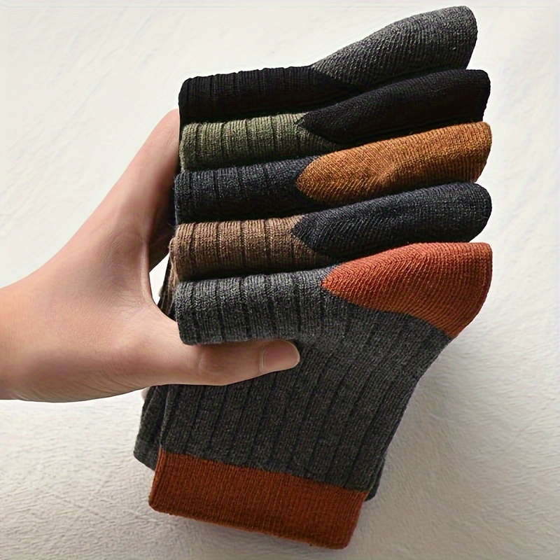 5 Pairs Of 5 Colors Pure Cotton Spring And Autumn Men's Socks Long Mid-calf Full Cotton Solid Color 's Socks
5 Pairs Of 5 Colors Pure Cotton Spring And Autumn Men's Socks Long Mid-calf Full Cotton Solid Color 's Socks