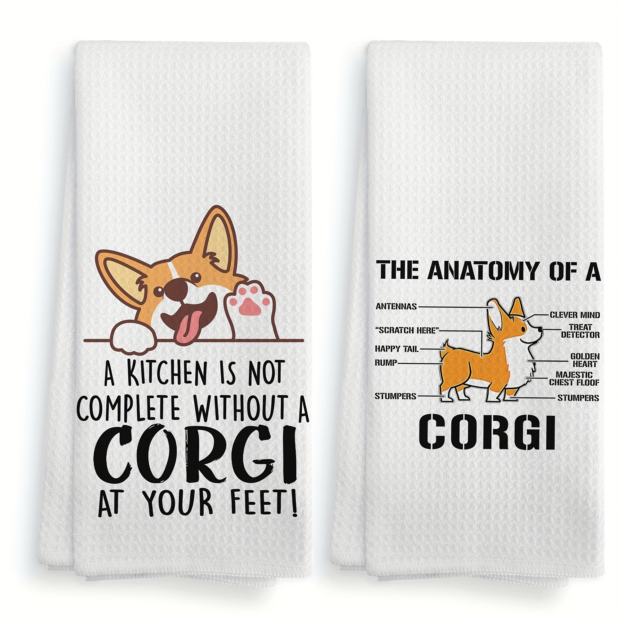 2-pack Ultra-soft Polyester Dog Kitchen Towels - Modern Animal Theme Dishcloths For Home Decor, Machine Washable Kitchen Towels And Dish Cloths Cotton Kitchen Towels
2-pack Ultra-soft Polyester Dog Kitchen Towels - Modern Animal Theme Dishcloths For Home Decor, Machine Washable Kitchen Towels And Dish Cloths Cotton Kitchen Towels