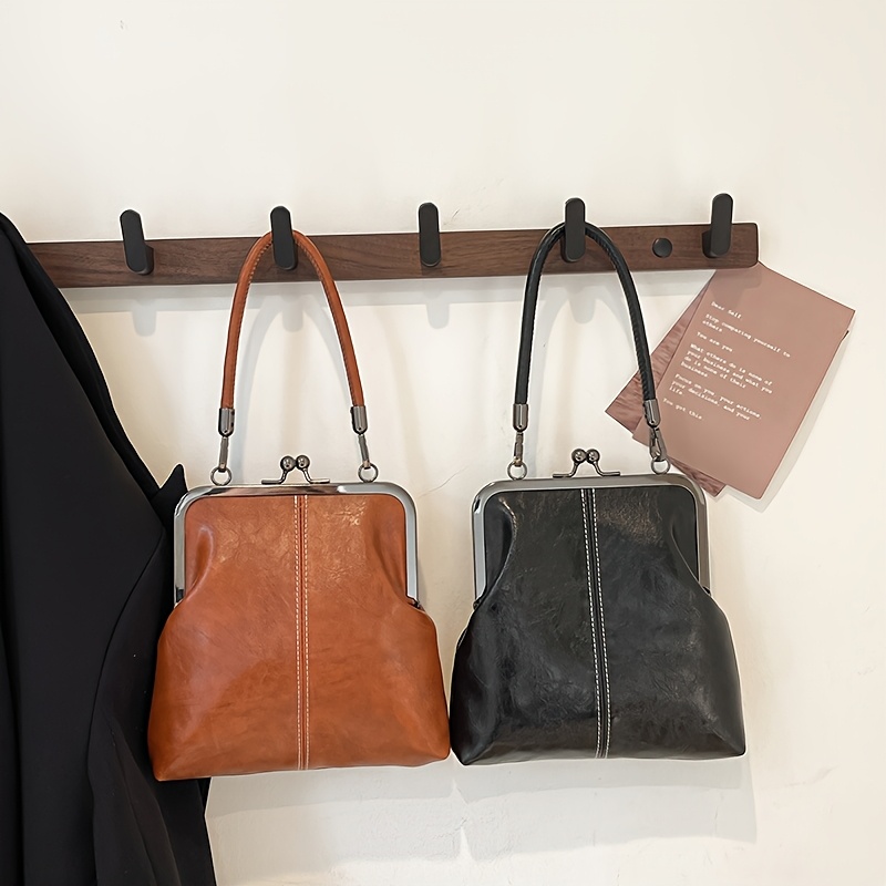 Vintage Style Solid Color Pu Satchel, Lightweight, Polyester Lined Handbag With Adjustable Strap, Closure, For Women's Casual Leisure And Daily Use
Vintage Style Solid Color Pu Satchel, Lightweight, Polyester Lined Handbag With Adjustable Strap, Closure, For Women's Casual Leisure And Daily Use