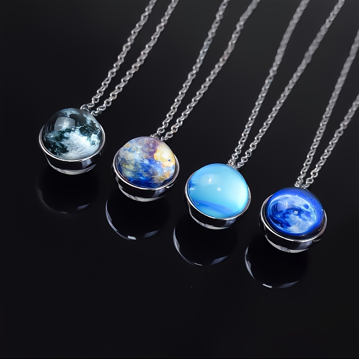 1pc Solar System Pendant Necklace, Glass Ball Pendant Necklace, Fashion Jewelry Accessories Gift For Men And Women
1pc Solar System Pendant Necklace, Glass Ball Pendant Necklace, Fashion Jewelry Accessories Gift For Men And Women