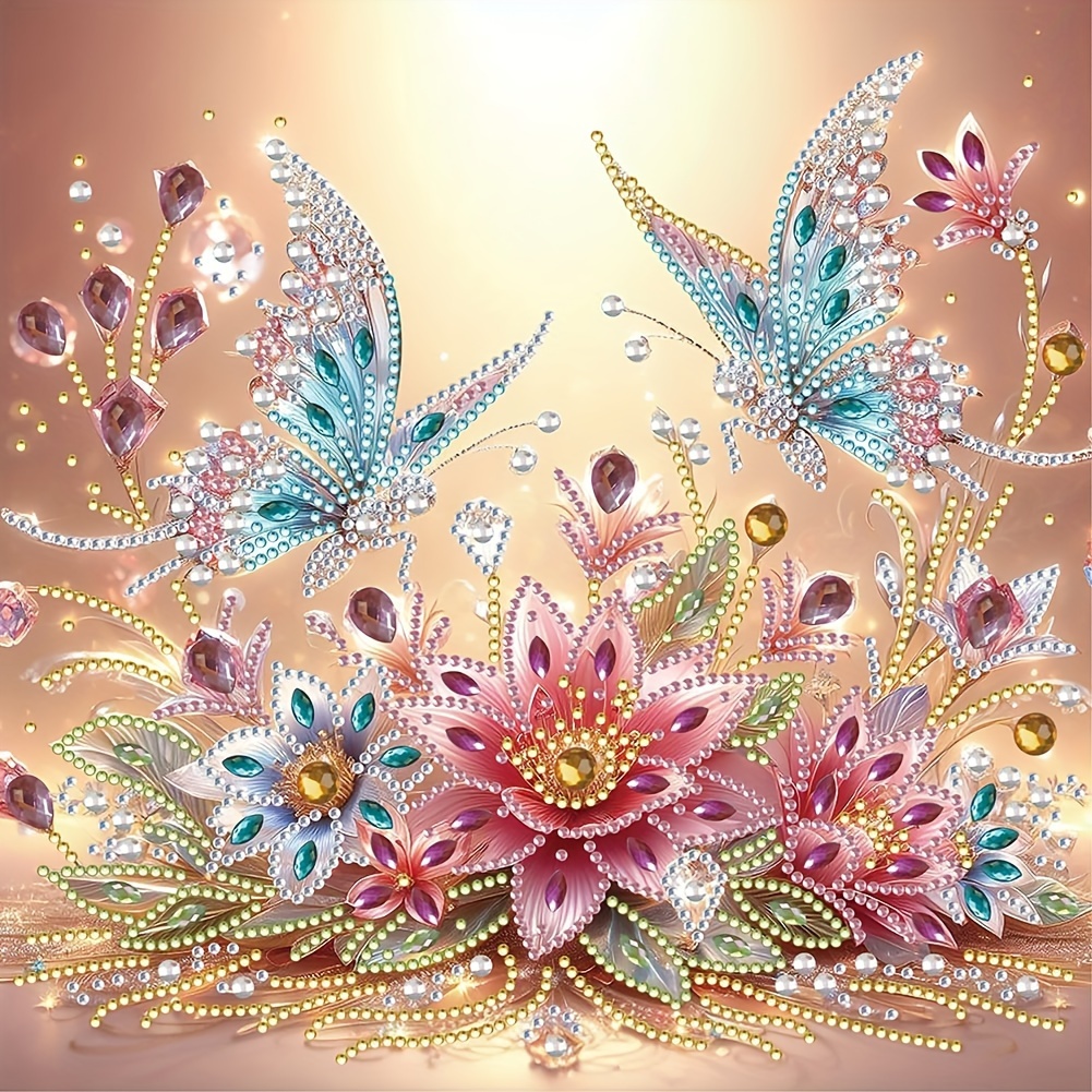 Butterfly & Floral 5d Diy Diamond Painting Kit - Unique Shaped Crystal Rhinestones, Canvas Art For Living Room And Bedroom Decor
Butterfly & Floral 5d Diy Diamond Painting Kit - Unique Shaped Crystal Rhinestones, Canvas Art For Living Room And Bedroom Decor