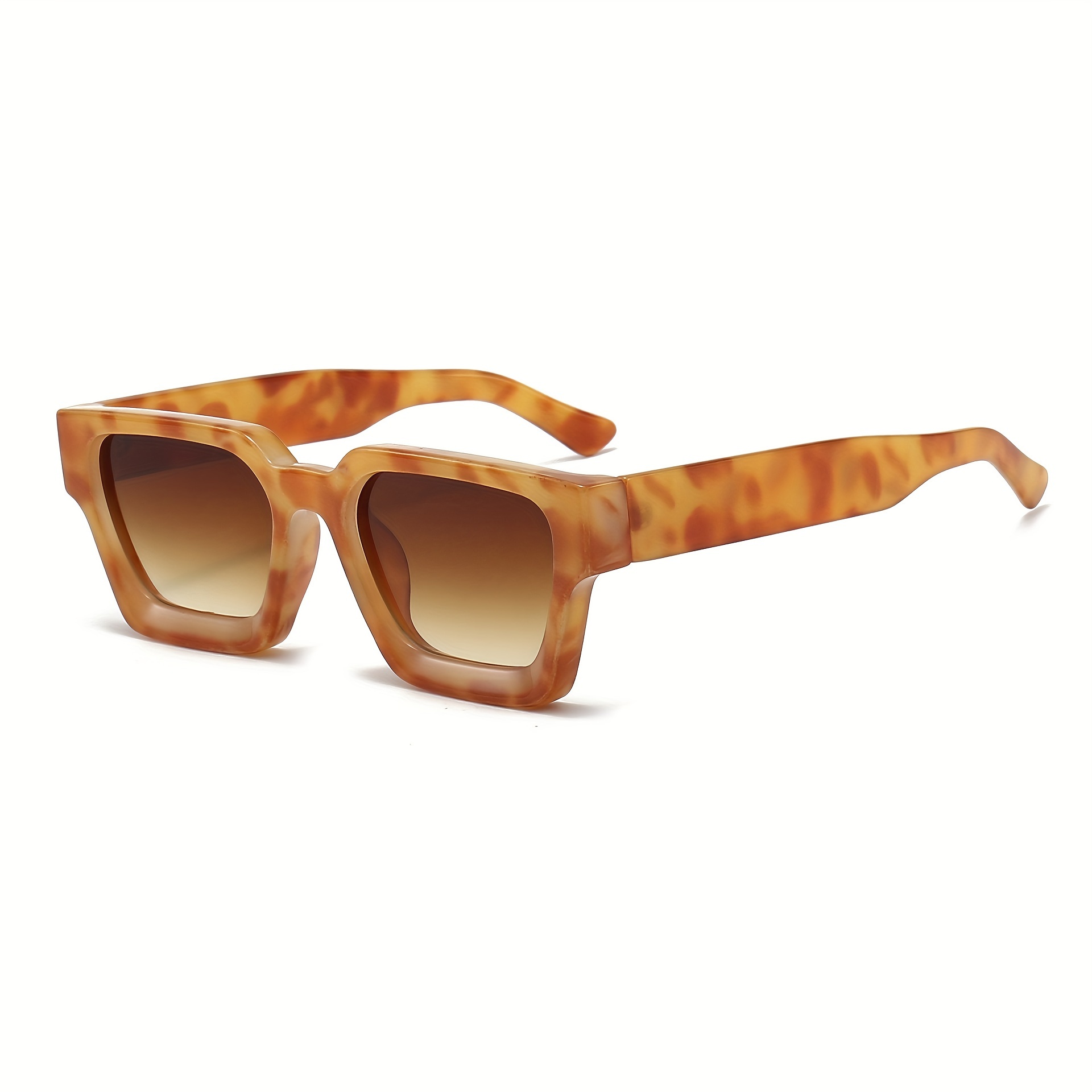 Retro Square Fashion Glasses For Women Men Thick Frame Fashion Gradient Sun Shades For Vacation Beach Party
Retro Square Fashion Glasses For Women Men Thick Frame Fashion Gradient Sun Shades For Vacation Beach Party