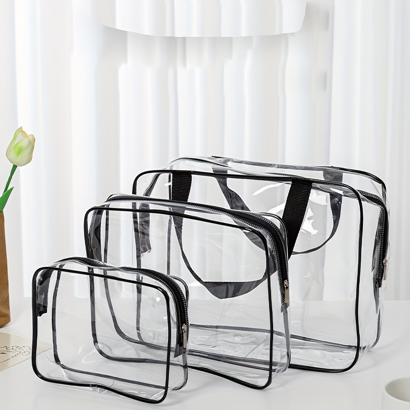 Large Capacity Wash Bag, Pvc Travel Cosmetic Bag Storage Bag, Bathroom Waterproof Cosmetic Storage Supplies
Large Capacity Wash Bag, Pvc Travel Cosmetic Bag Storage Bag, Bathroom Waterproof Cosmetic Storage Supplies