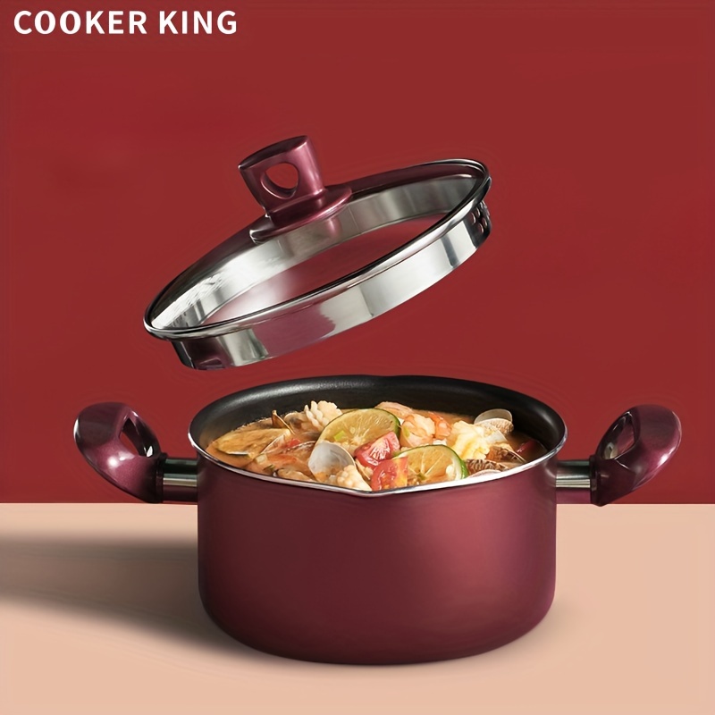 1pc 4 Quart , With Glass Lid, Non-toxic, Ptfe & Free, Heat-resistant Handle, Induction Ready, Compatible With All Cooktops.
1pc 4 Quart , With Glass Lid, Non-toxic, Ptfe & Free, Heat-resistant Handle, Induction Ready, Compatible With All Cooktops.