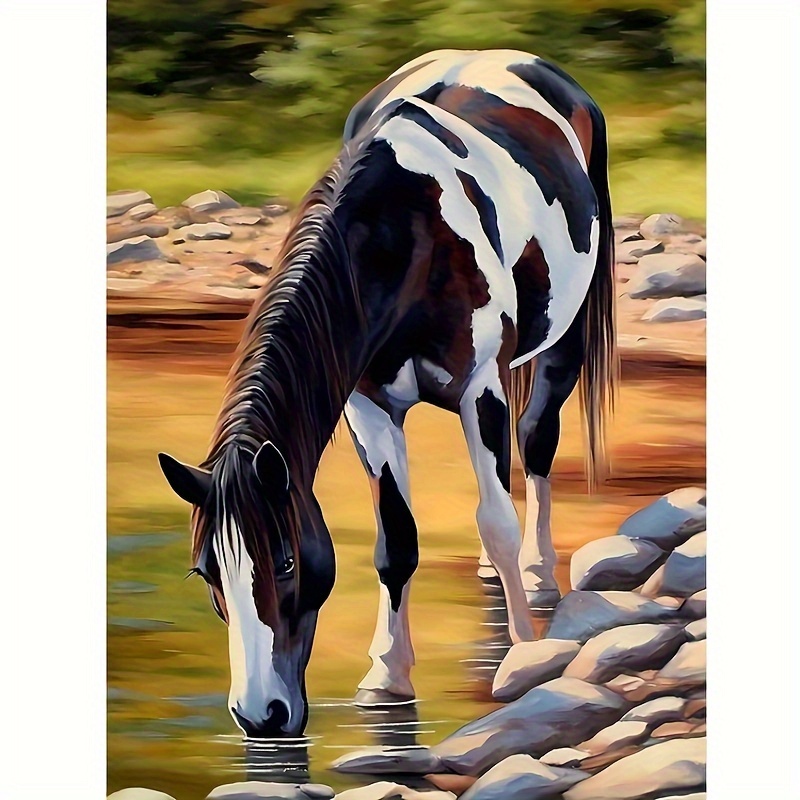 1pc, Round Diamond Painting Kit, Cartoon Horse Drinking Water, Diy Mosaic Art, Acrylic () Material, Wall Decor, Craft Tool For Beginners, Gift Idea
1pc, Round Diamond Painting Kit, Cartoon Horse Drinking Water, Diy Mosaic Art, Acrylic () Material, Wall Decor, Craft Tool For Beginners, Gift Idea