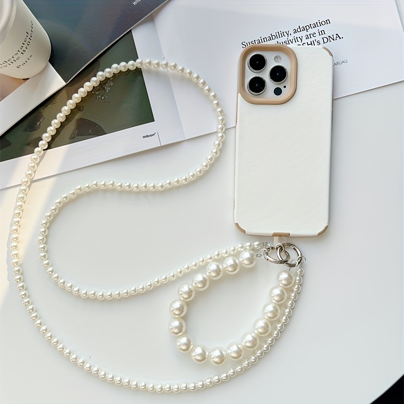 Pearl Chain Mobile Phone Lanyard, Handheld Shoulder Strap, Neck Hanging, , Anti-loss Lanyard
Pearl Chain Mobile Phone Lanyard, Handheld Shoulder Strap, Neck Hanging, , Anti-loss Lanyard