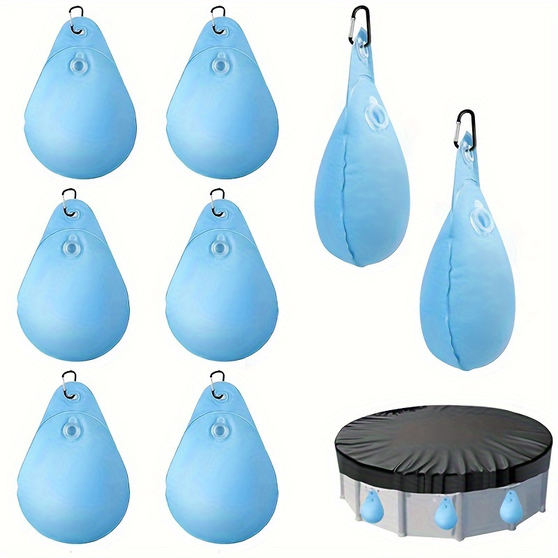8pcs Heavy-duty Pvc Pool Cover Weights With Hooks - Tarp For Above Ground Pools, Accessories
8pcs Heavy-duty Pvc Pool Cover Weights With Hooks - Tarp For Above Ground Pools, Accessories
