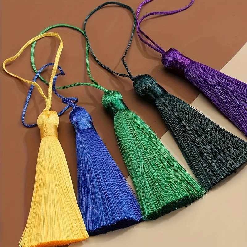 10pcs 3.15" Vibrant Silk Satin Tassel Trim - Making, Earrings, Pendants, Craft Decorations, And Accessories - Soft, , , And
10pcs 3.15" Vibrant Silk Satin Tassel Trim - Making, Earrings, Pendants, Craft Decorations, And Accessories - Soft, , , And