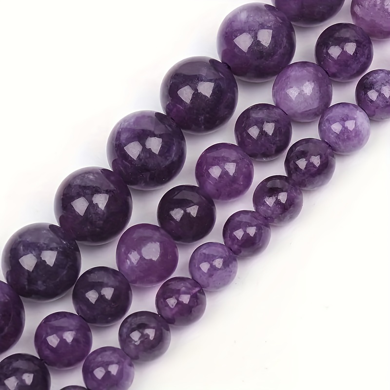 91/61/46/36/32pcs Amethyst Round Beads With Loose , Used For Jewelry Making Diy Bracelets And Necklaces Accessories, For Gifts, 15inch 4/6/8/10/12mm
91/61/46/36/32pcs Amethyst Round Beads With Loose , Used For Jewelry Making Diy Bracelets And Necklaces Accessories, For Gifts, 15inch 4/6/8/10/12mm