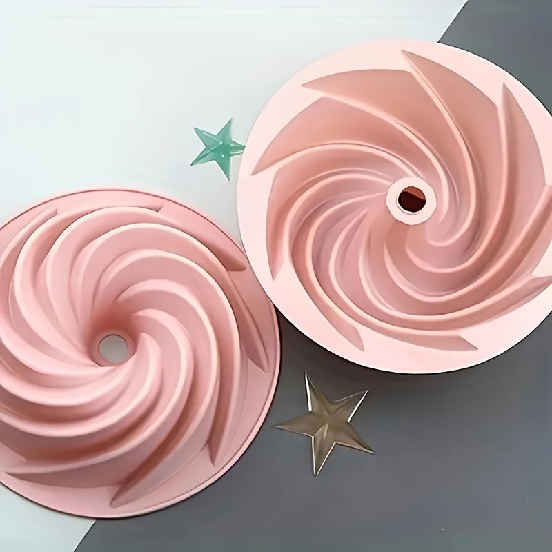 Silicone Spiral Swirl Cake Mold - Diy Mousse Cake, Sandwich Bread Mold For Restaurant, , Bakery - Resistant, Uncharged Baking Tool
Silicone Spiral Swirl Cake Mold - Diy Mousse Cake, Sandwich Bread Mold For Restaurant, , Bakery - Resistant, Uncharged Baking Tool