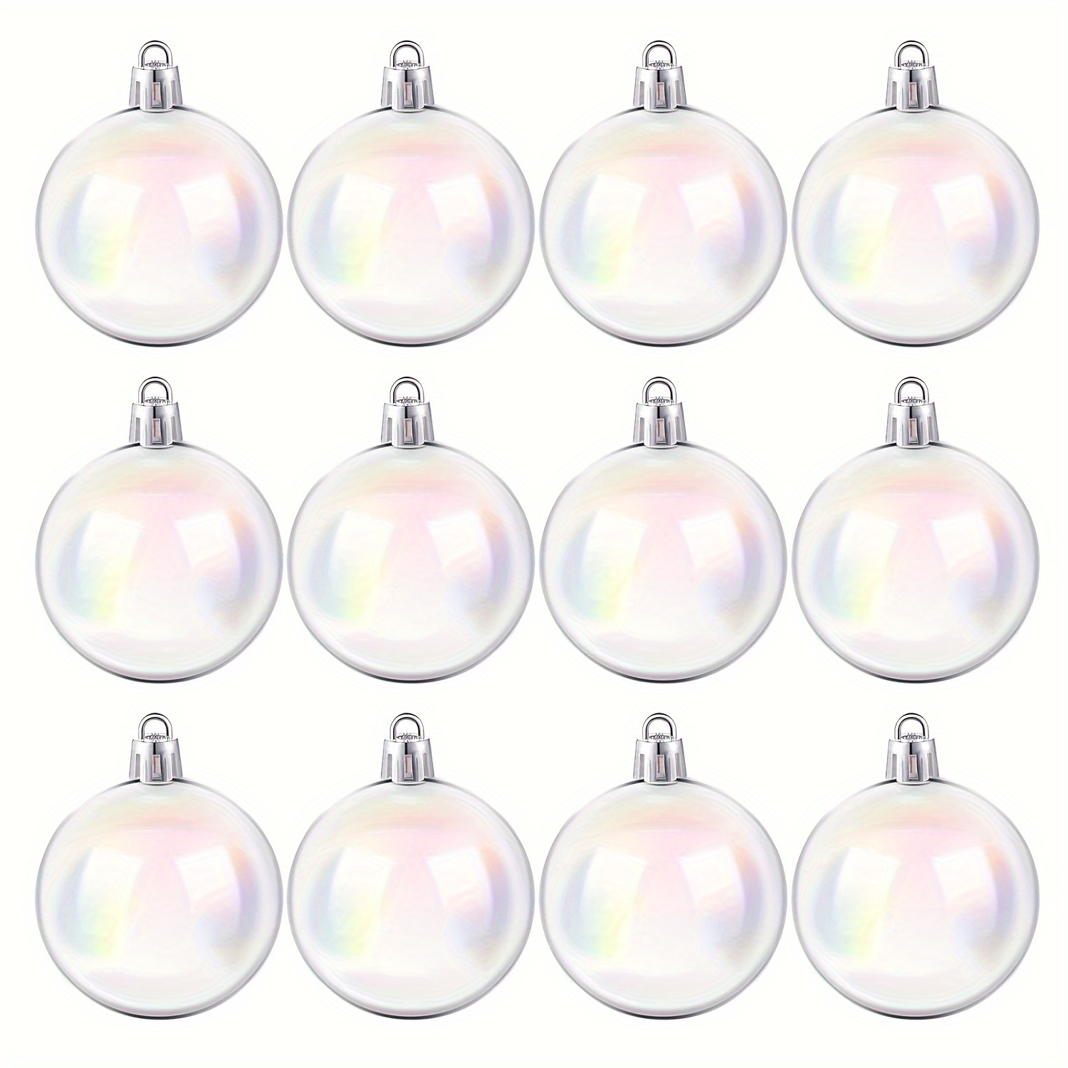 Lot de 12 Ornements de Transparents - Boules Décoratives DIY Arbre, & Décorations de Fête
Lot de 12 Ornements de Transparents - Boules Décoratives DIY Arbre, & Décorations de Fête