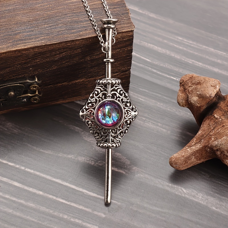 1 Piece Anime Magic Wand Pendant Retro Detachable Magic Wand Necklace For Men Women Couple Cosplay Jewelry Gift
1 Piece Anime Magic Wand Pendant Retro Detachable Magic Wand Necklace For Men Women Couple Cosplay Jewelry Gift