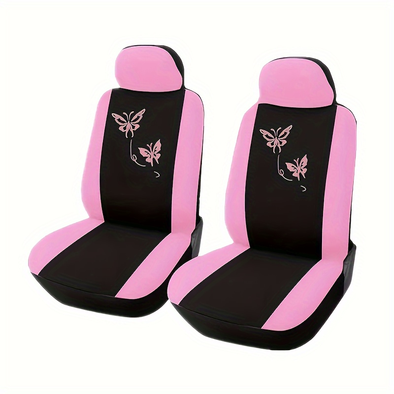 Car Seat Covers Set, Universal Fit, Butterfly Embroidery Design, Comfortable Protection For Vehicle Chairs
Car Seat Covers Set, Universal Fit, Butterfly Embroidery Design, Comfortable Protection For Vehicle Chairs
