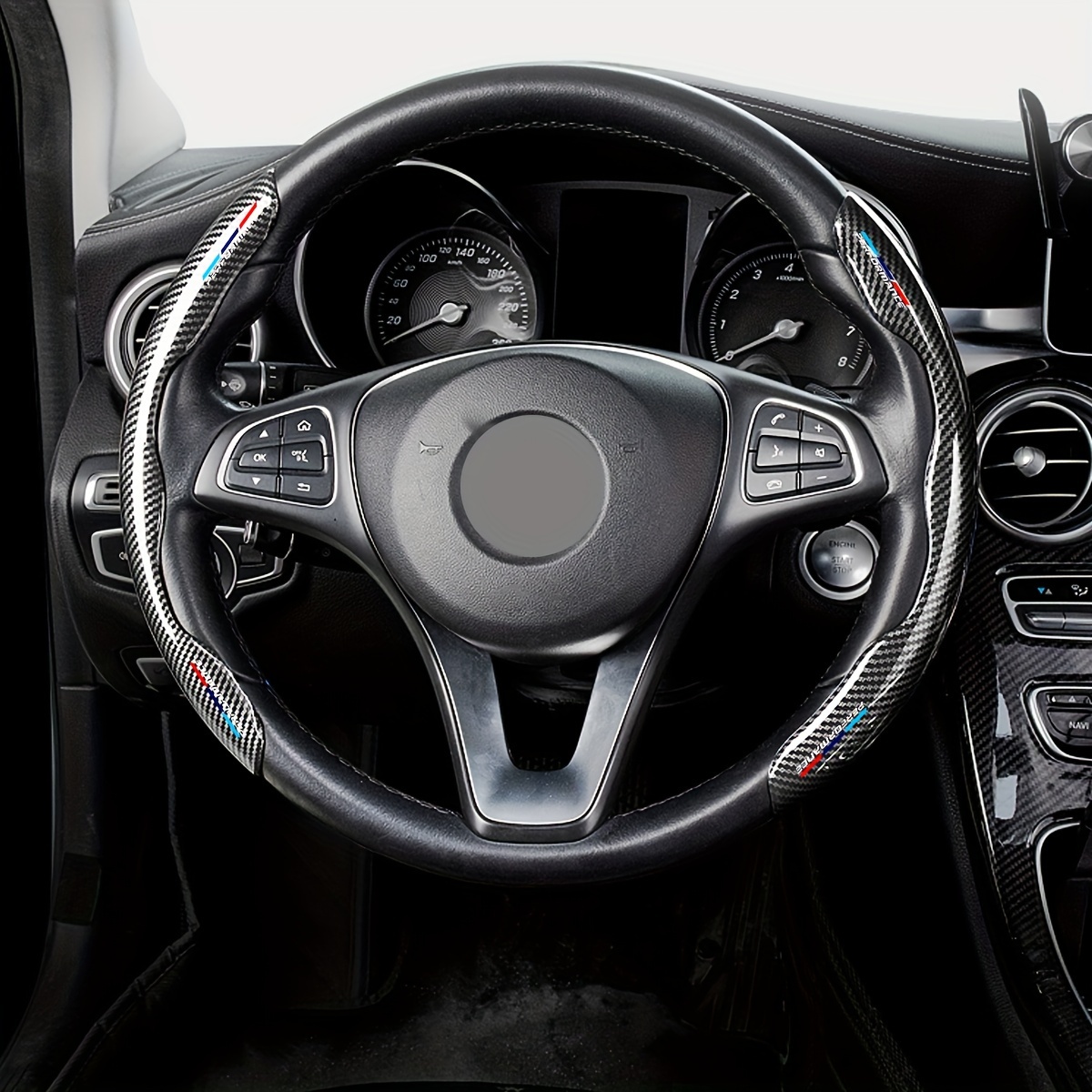 1 ensemble Housse de Volant de Style Fibre de Brillant Facile à Installer pour BMW Série 1 2 3 4 5 X1 X2 X3 X5 X6
1 ensemble Housse de Volant de Style Fibre de Brillant Facile à Installer pour BMW Série 1 2 3 4 5 X1 X2 X3 X5 X6