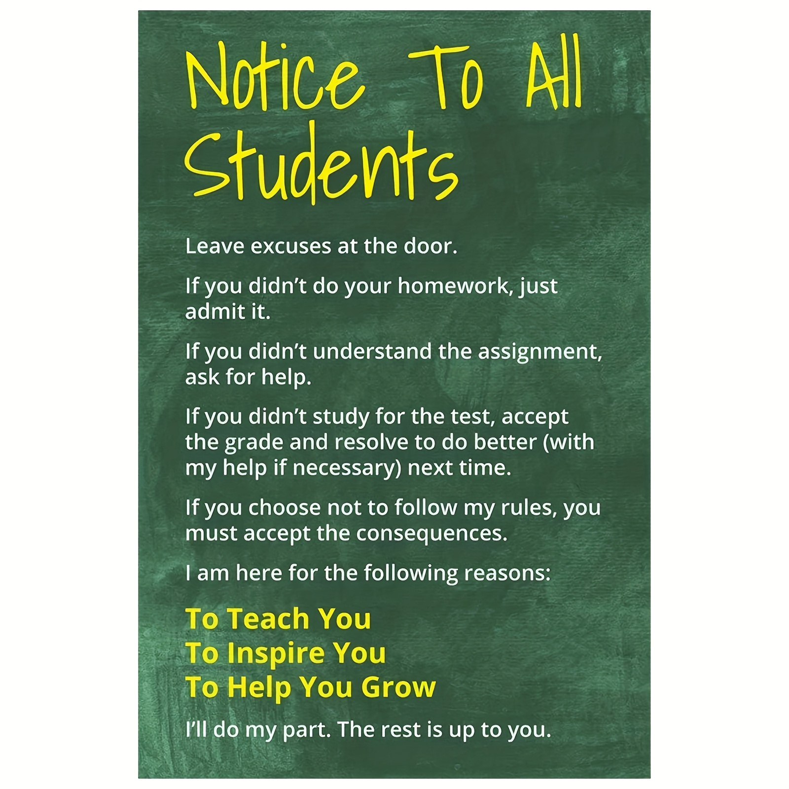 1pc, Keep Calm Collection Notice To All Students, Motivational Classroom Poster Classroom Rules Vintage Metal Tin Sign Farmhouse Country Home Decor, Classroom School Students Poster 8x12inch
1pc, Keep Calm Collection Notice To All Students, Motivational Classroom Poster Classroom Rules Vintage Metal Tin Sign Farmhouse Country Home Decor, Classroom School Students Poster 8x12inch