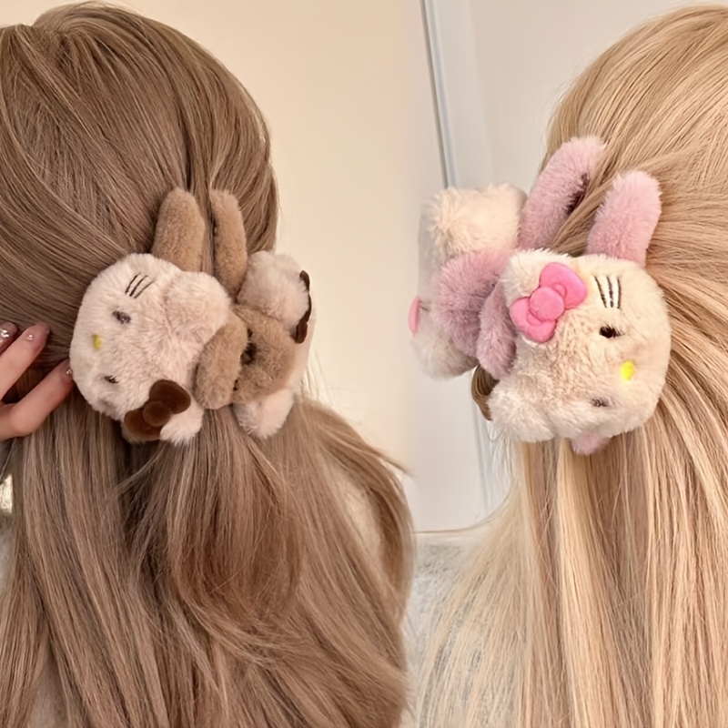 Sanrio Kt Cat Plush Hair Clip, Cartoon Shark Clip, Cute Design, Soft Accessories, Suitable For Women And Girls, Haircutting And Gifting
Sanrio Kt Cat Plush Hair Clip, Cartoon Shark Clip, Cute Design, Soft Accessories, Suitable For Women And Girls, Haircutting And Gifting