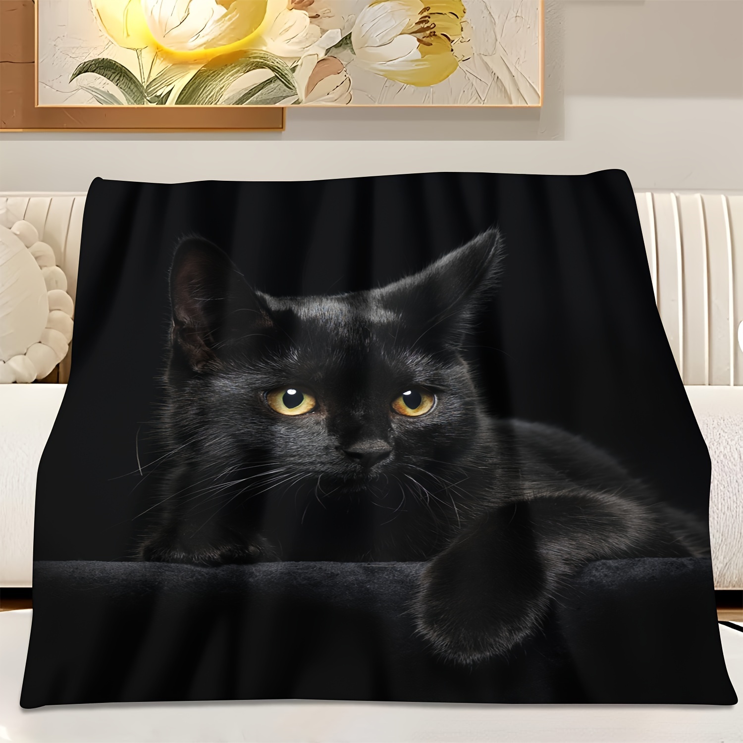 Gift For Cat Lovers Blanket Black Cat Gift Blanket Soft Flannel Sofa Blanket Tv Blanket 1
Gift For Cat Lovers Blanket Black Cat Gift Blanket Soft Flannel Sofa Blanket Tv Blanket 1