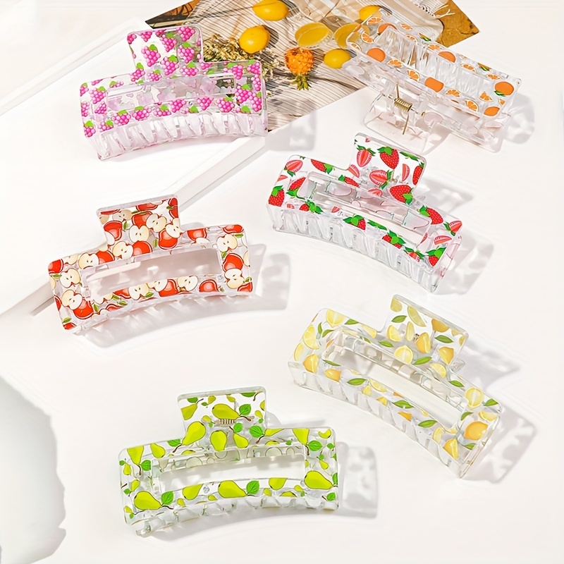 6-piece Set Of Cute And Print Hair Clips, Floral Disc Hair Clips, Summer Women's Hair Accessories
6-piece Set Of Cute And Print Hair Clips, Floral Disc Hair Clips, Summer Women's Hair Accessories