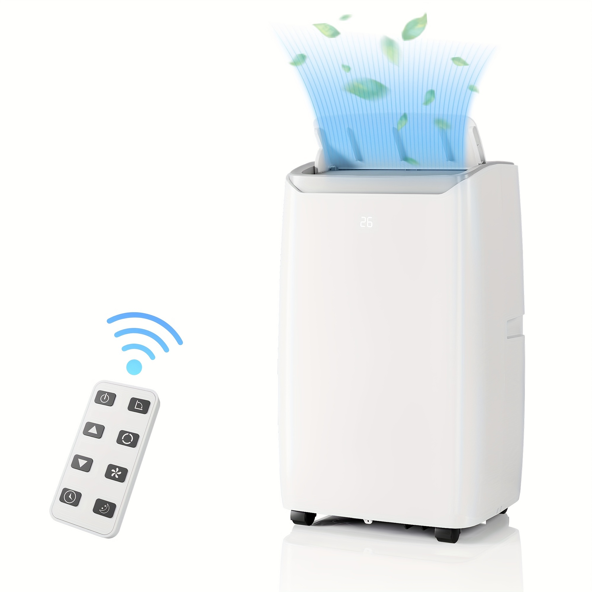 14000 Btu/ 12000 Btu , Cools 750 Sq.ft. 3-in-1 Mini Standing Ac Unit Cool/fan/dry, Quiet Operation, Remote, Fast Cooling, Air Purification,
14000 Btu/ 12000 Btu , Cools 750 Sq.ft. 3-in-1 Mini Standing Ac Unit Cool/fan/dry, Quiet Operation, Remote, Fast Cooling, Air Purification,
